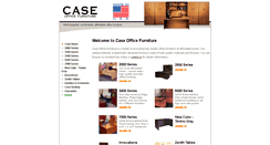 Desktop Screenshot of caseofficefurniture.com