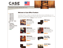 Tablet Screenshot of caseofficefurniture.com
